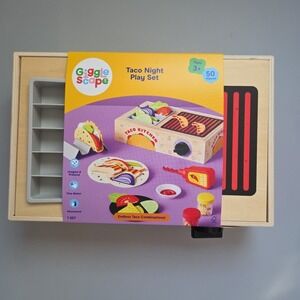 Gigglescape Taco Night Play Set – Pretend Play Food Toy for Kids (Read Below)
